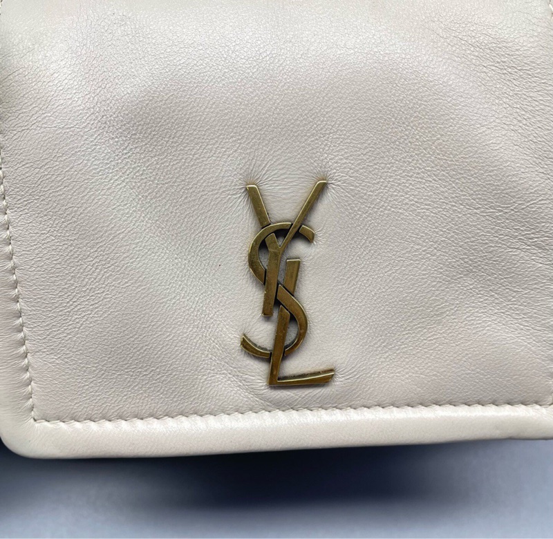 【93%新✨精緻百搭✨全網最優惠】YSL Nolita Mini 白金鏈條迷你包｜單肩｜斜揹｜手提-6