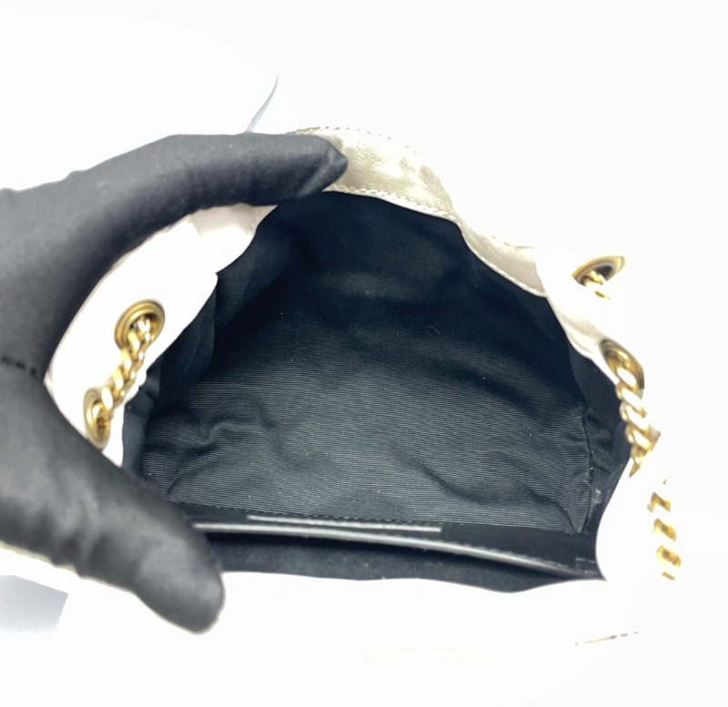 【93%新✨精緻百搭✨全網最優惠】YSL Nolita Mini 白金鏈條迷你包｜單肩｜斜揹｜手提-9