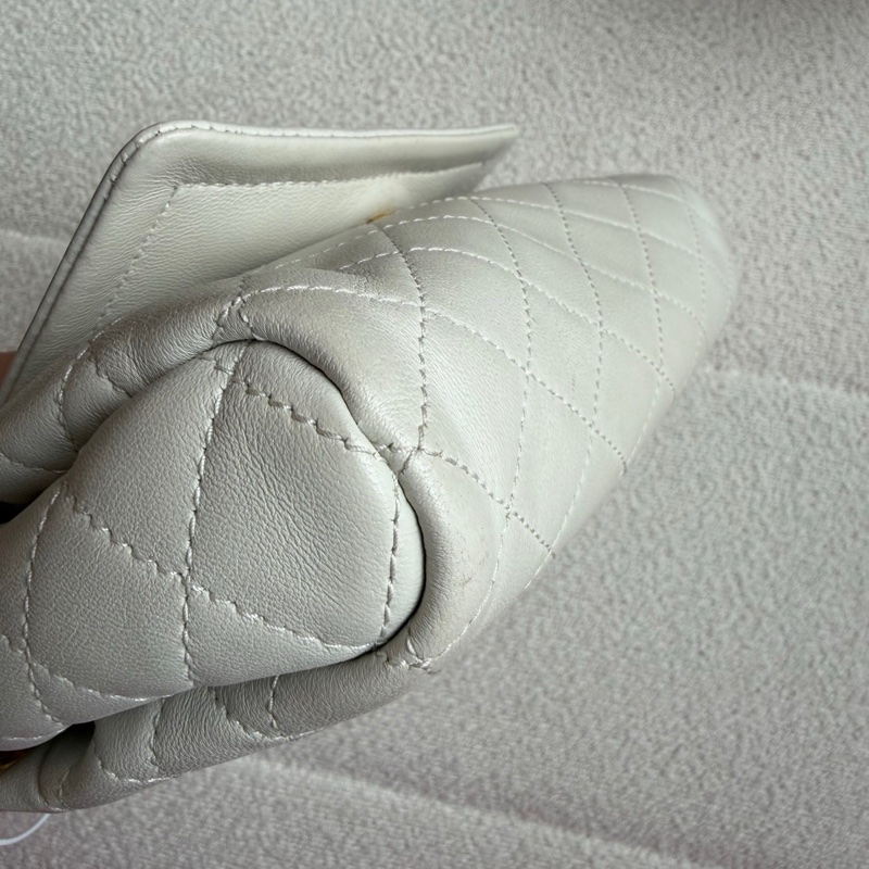 【93%新✨精緻百搭✨全網最優惠】YSL Nolita Mini 白金鏈條迷你包|單肩|斜揹|手提-7