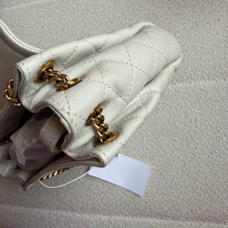 【93%新✨精緻百搭✨全網最優惠】YSL Nolita Mini 白金鏈條迷你包|單肩|斜揹|手提-11