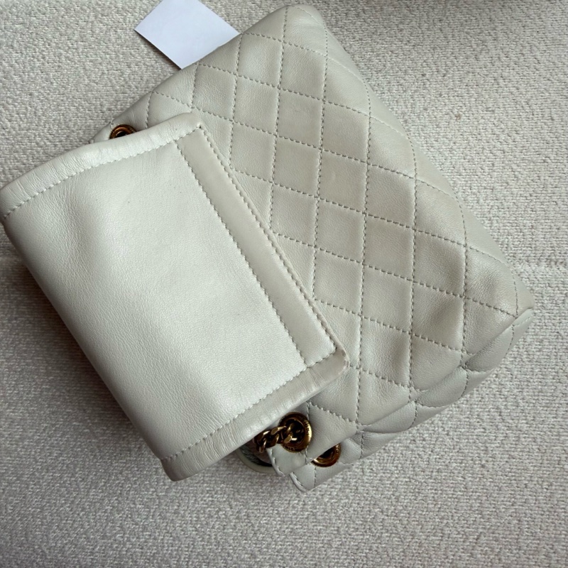 【93%新✨精緻百搭✨全網最優惠】YSL Nolita Mini 白金鏈條迷你包|單肩|斜揹|手提-12