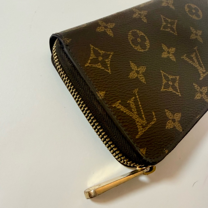 ✔️LV Louis Vuitton 路易威登 Monogram 拉鍊長夾-10