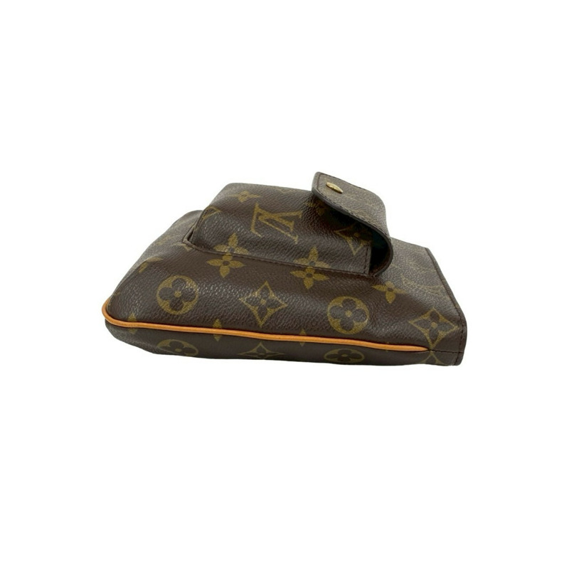 路易威登 Partition Monogram 皮革手拿包，棕色，4013d-4