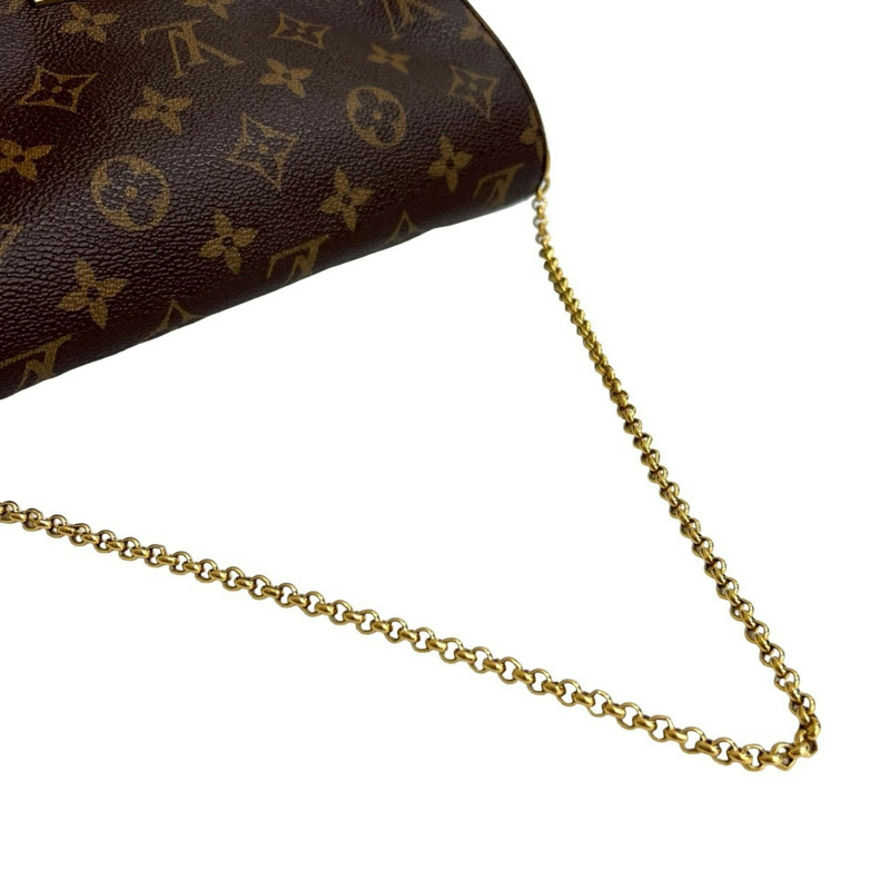 路易威登 Favorite PM Monogram 皮革兩用手提包/單肩包，棕色，f2131-3
