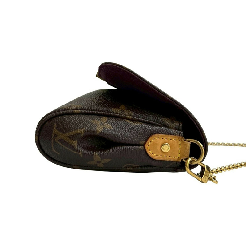 路易威登 Favorite PM Monogram 皮革兩用手提包/單肩包，棕色，f2131-5