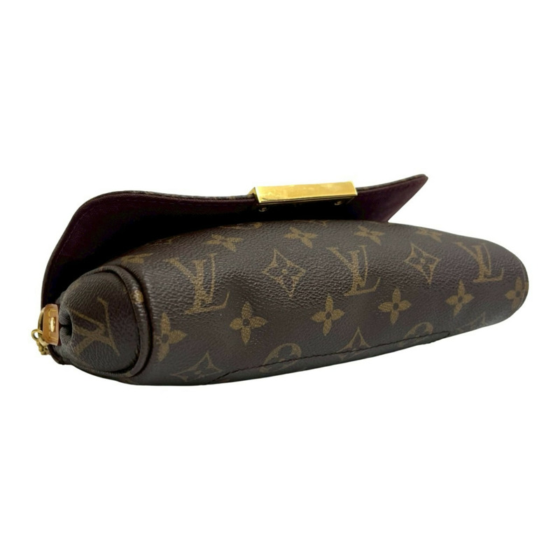 路易威登 Favorite PM Monogram 皮革兩用手提包/單肩包，棕色，f2131-6