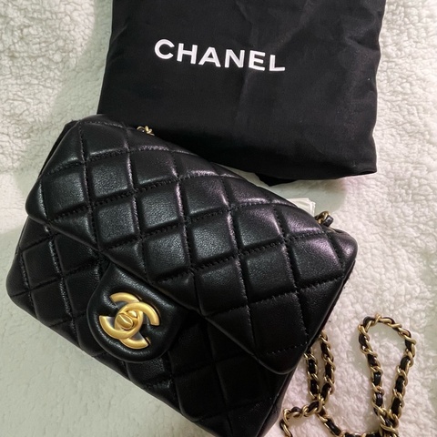 全新晶片款 ✨ CHANEL 金球方胖18 黑金 ✨