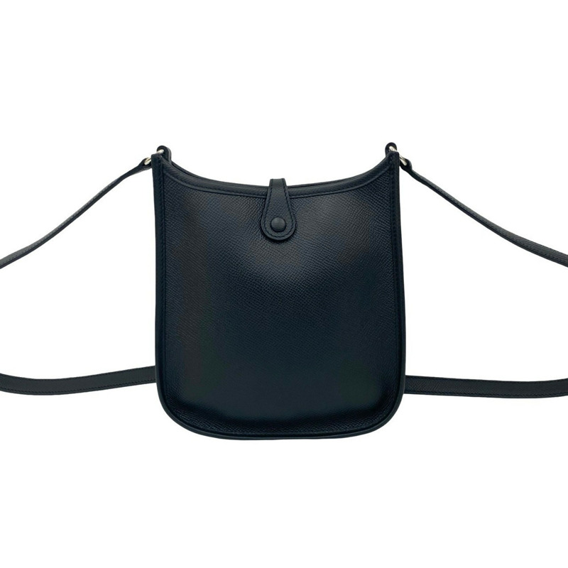 愛馬仕 Evelyn TPM Epsom 皮革迷你肩背包 Pochette Noir 34250 □N-2
