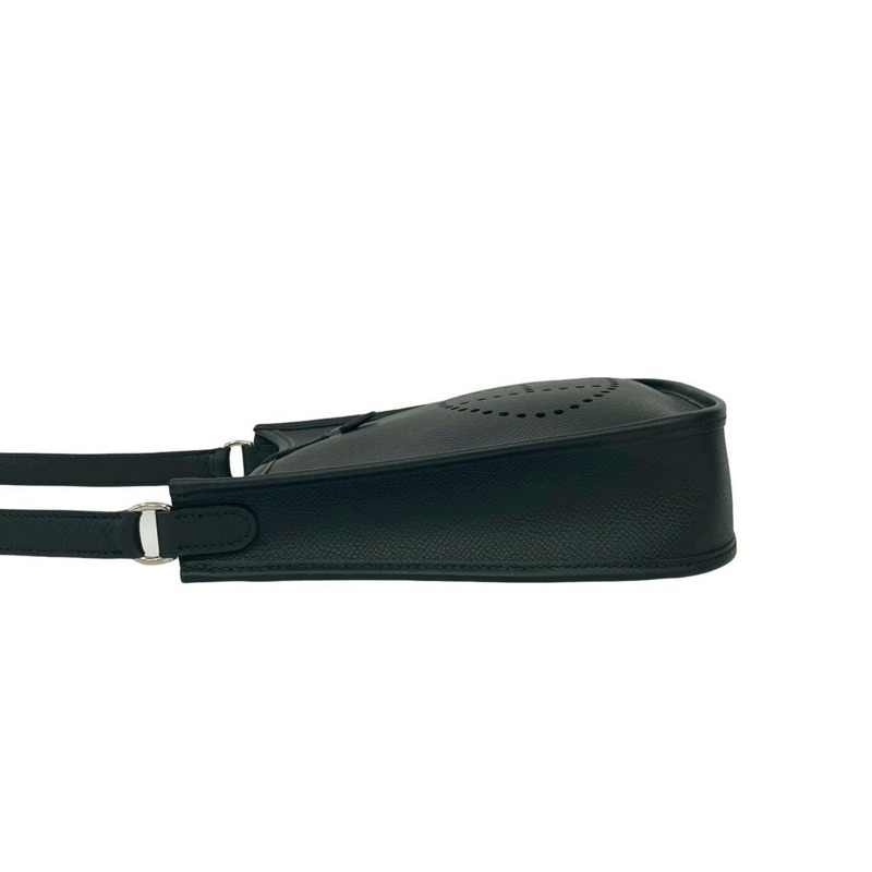 愛馬仕 Evelyn TPM Epsom 皮革迷你肩背包 Pochette Noir 34250 □N-4