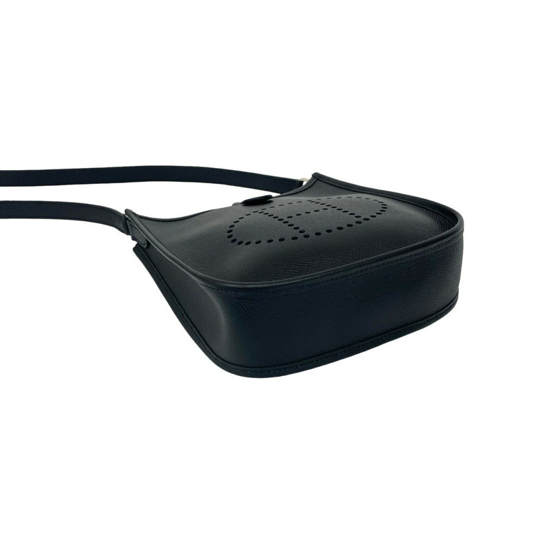 愛馬仕 Evelyn TPM Epsom 皮革迷你肩背包 Pochette Noir 34250 □N-6