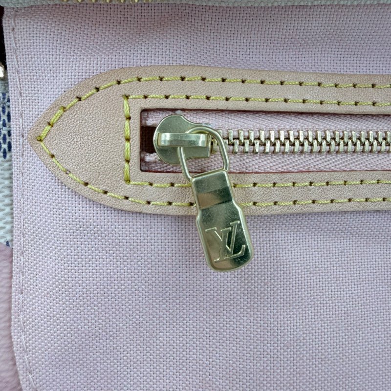 Louis Vuitton - 白色棋盤格粉色印花speedy30cm-22