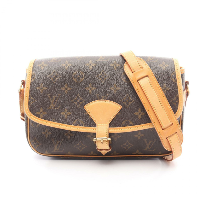 路易威登 Sologne 單肩斜背包 M42250 Monogram 帆布 棕色 二手-0