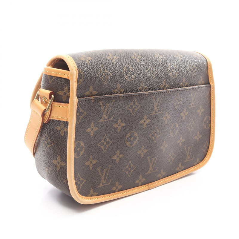路易威登 Sologne 單肩斜背包 M42250 Monogram 帆布 棕色 二手-1