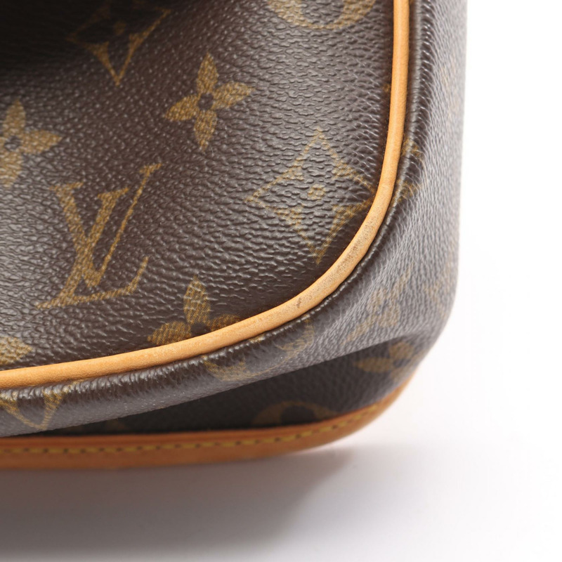 路易威登 Sologne 單肩斜背包 M42250 Monogram 帆布 棕色 二手-7