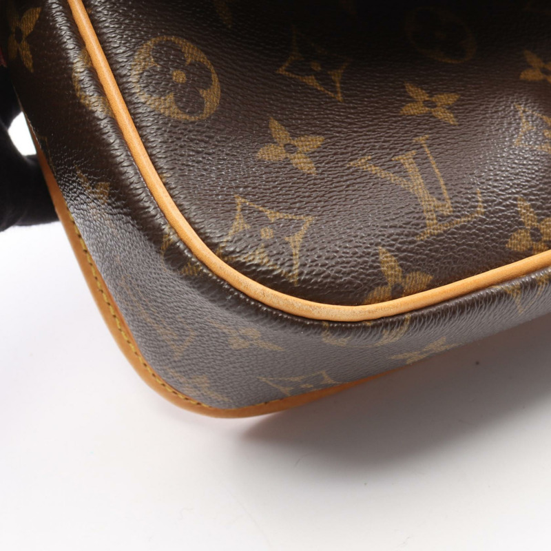 路易威登 Sologne 單肩斜背包 M42250 Monogram 帆布 棕色 二手-9