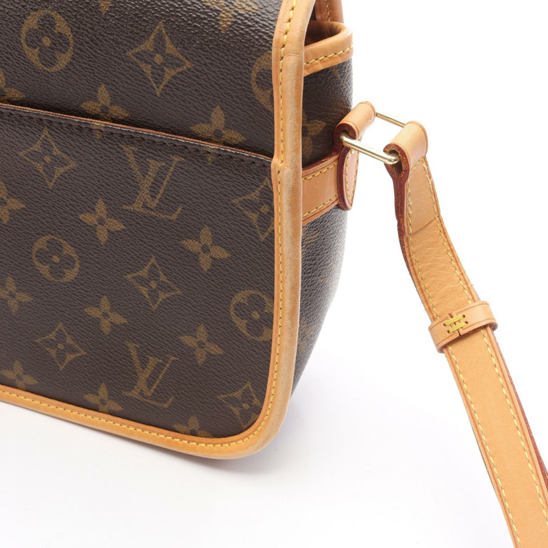 路易威登 Sologne 單肩斜背包 M42250 Monogram 帆布 棕色 二手-10