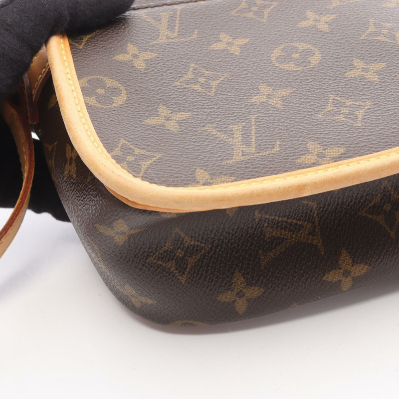 路易威登 Sologne 單肩斜背包 M42250 Monogram 帆布 棕色 二手-12