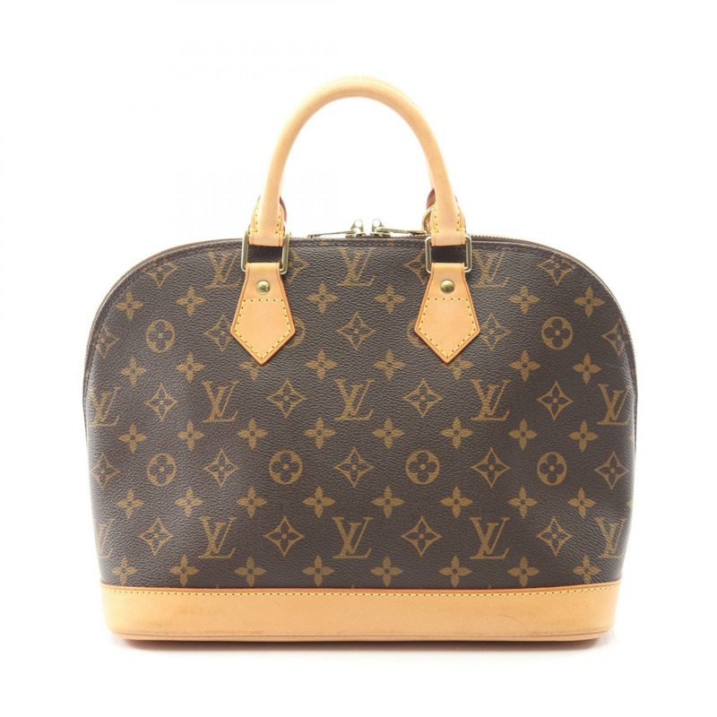 路易威登 Alma PM 手提包 M51130 Monogram 帆布皮革棕色二手女士 LV-0