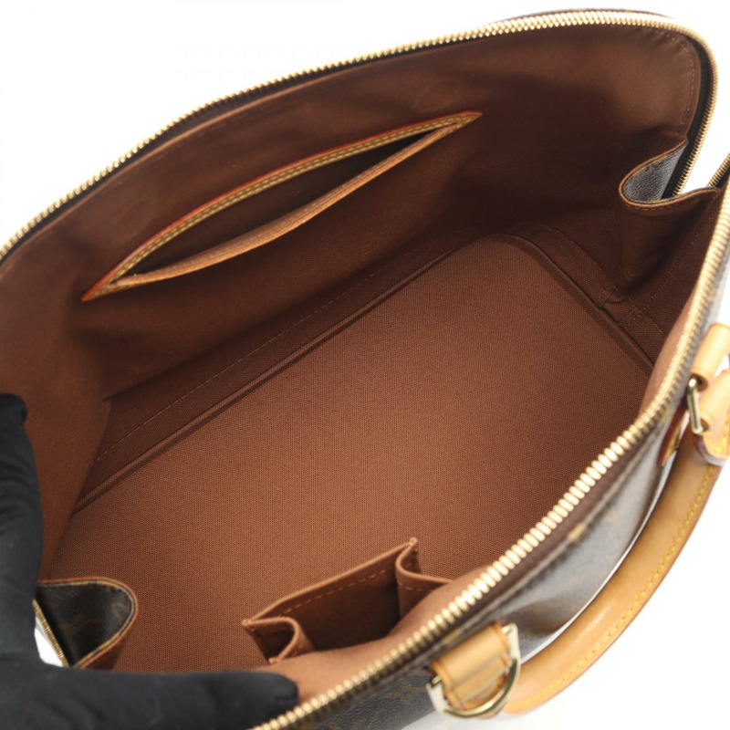 路易威登 Alma PM 手提包 M51130 Monogram 帆布皮革棕色二手女士 LV-2