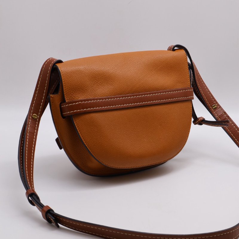 LOEWE Gate馬鞍包 - 中號焦糖棕-1