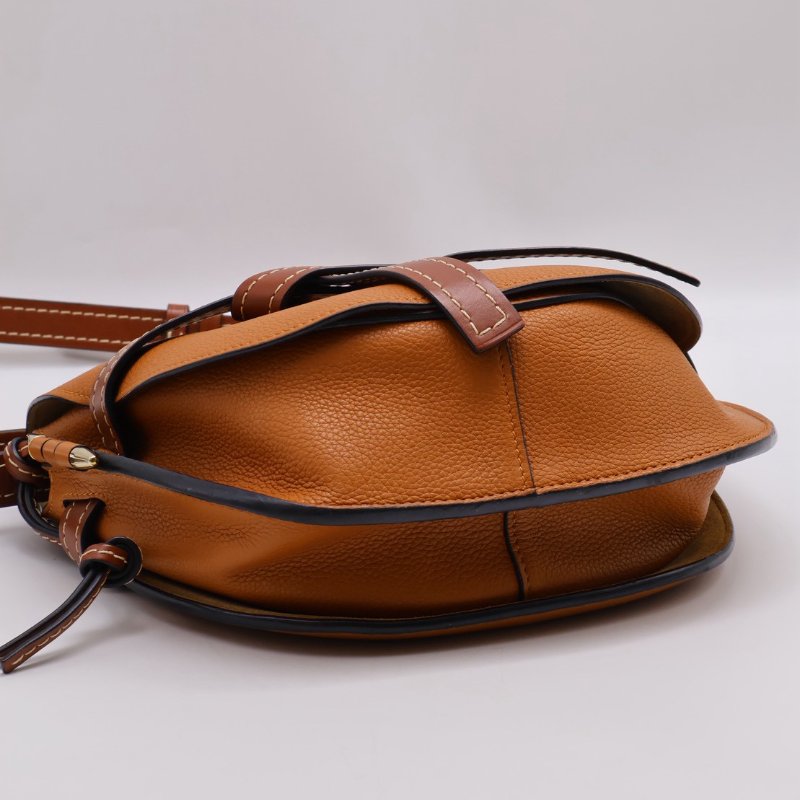 LOEWE Gate馬鞍包 - 中號焦糖棕-13