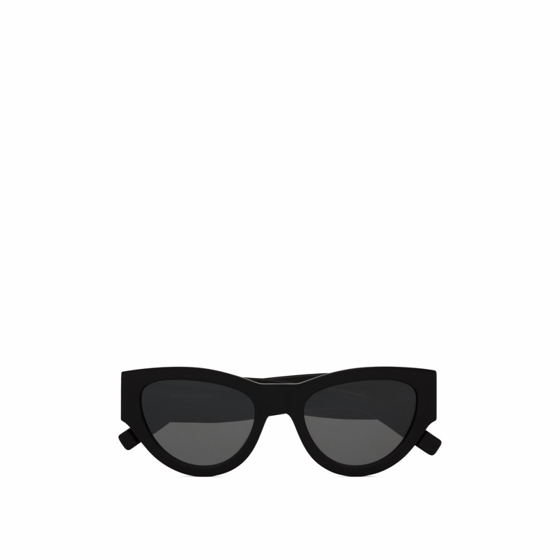 Saint Laurent 女士 SLM94 貓眼框太陽眼鏡53 均碼碼橋寬: 2cm; 鏡腿長: 14.5cm; 鏡片直徑: 5.3cm-1