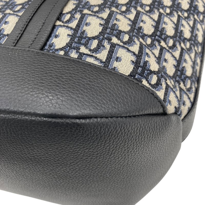DIOR 迪奧 OBLIQUE LOGO 緹花 肩背托特包 灰色老花-10