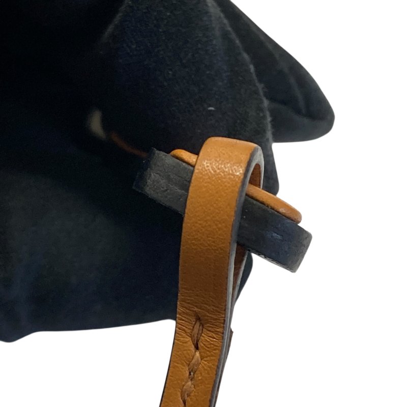 HERMES 愛馬仕 Oran Nano 皮革 吊飾 棕色-5