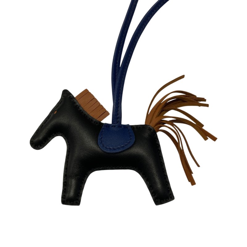 HERMES 愛馬仕 Rodeo MM 小羊皮 吊飾 拚色-0