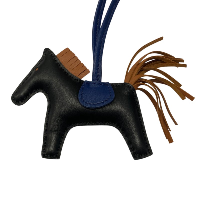 HERMES 愛馬仕 Rodeo MM 小羊皮 吊飾 拚色-1