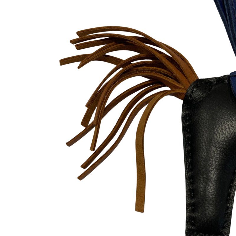 HERMES 愛馬仕 Rodeo MM 小羊皮 吊飾 拚色-3