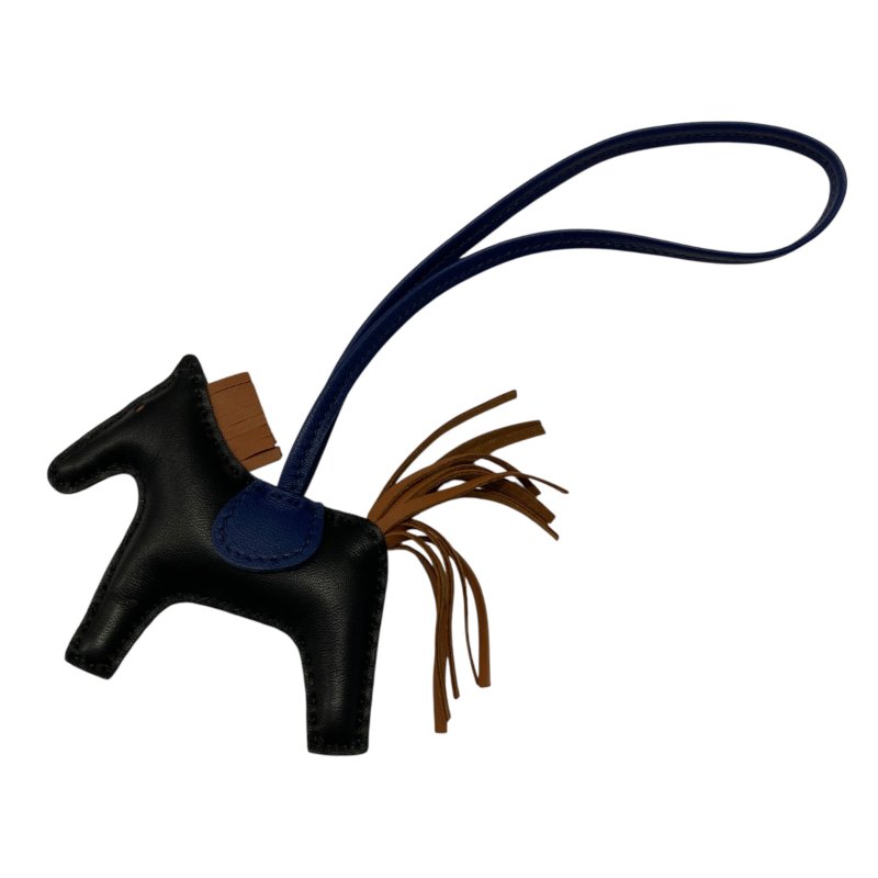 HERMES 愛馬仕 Rodeo MM 小羊皮 吊飾 拚色-4