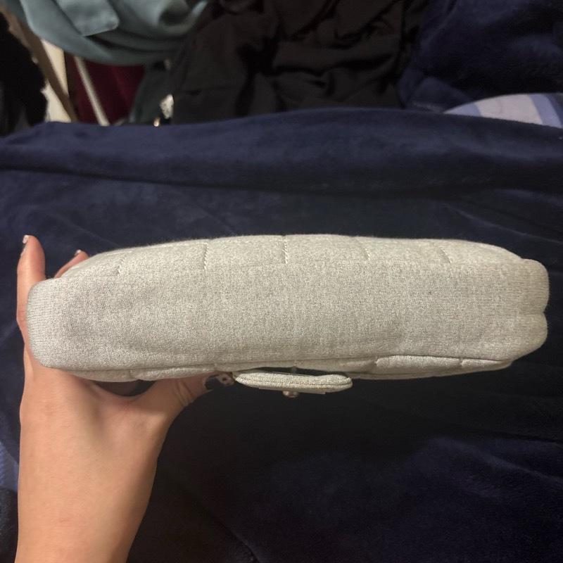 Chanel sports 冰格鏈條帆布包-2