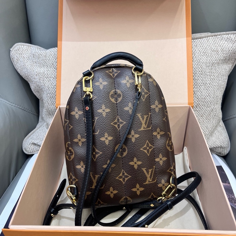 LV 迷你小書包Mini 老花小雙肩包-1