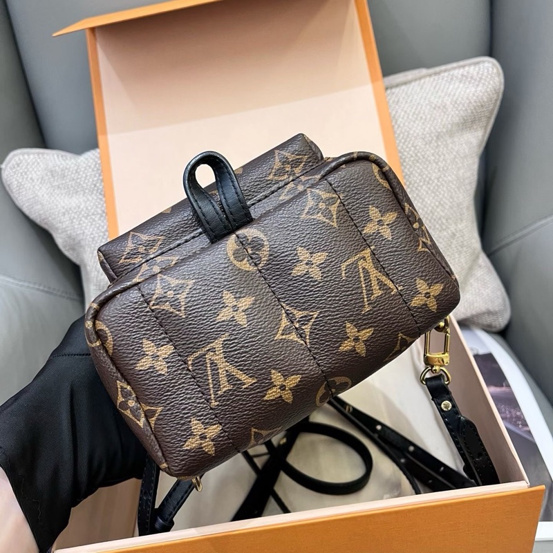 LV 迷你小書包Mini 老花小雙肩包-7