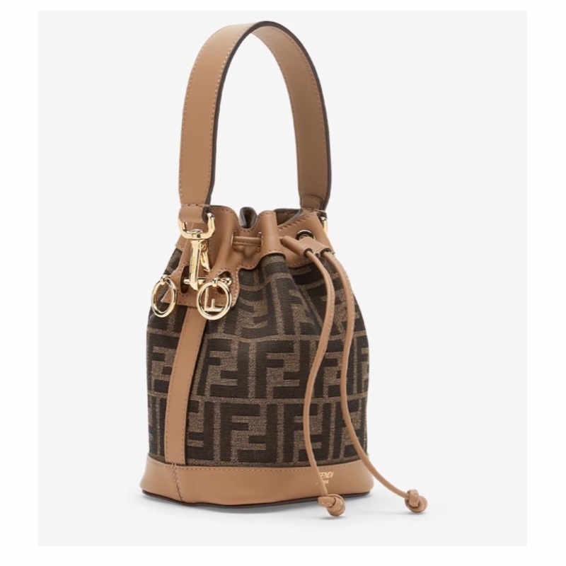 Fendi 女士 迷你Mon Tresor水桶單肩包均碼碼MINI、14cm*12cm*18cm-2