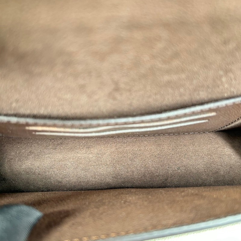 NJ nlw 專櫃價6.9折！LOUIS VUITTON Lily  芯片款 25年3月份購入 原膜在 經典棕色老花搭配可拆卸鏈條 翻蓋閉合塗層帆布 帆布包錢包腋下包-15