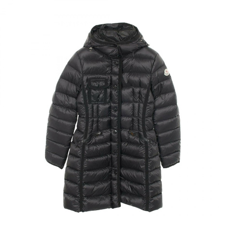 MONCLER HERMINE 羽絨外套 尼龍 黑色 二手 女款
