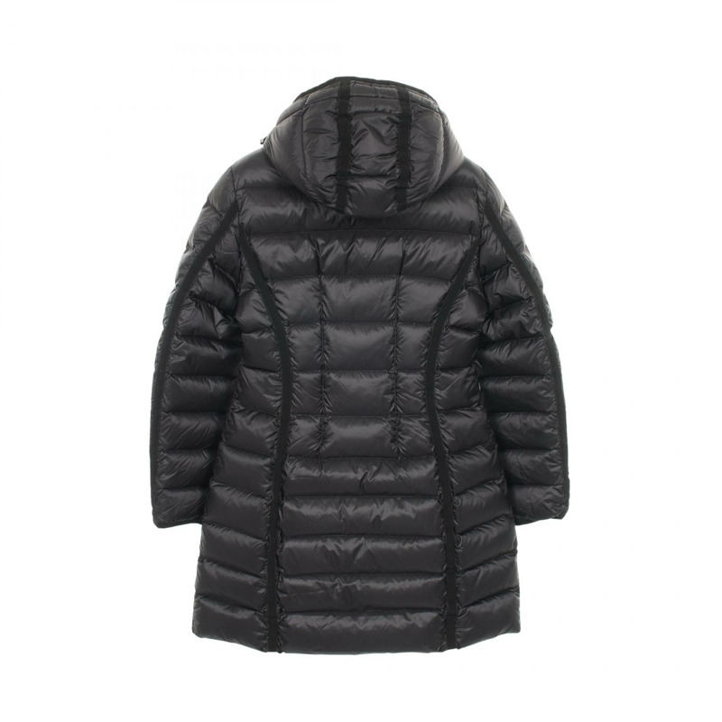 MONCLER HERMINE 羽絨外套 尼龍 黑色 二手 女款-1