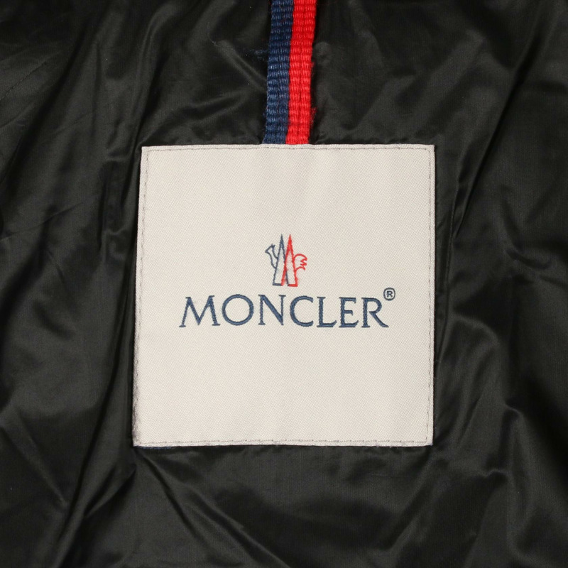 MONCLER HERMINE 羽絨外套 尼龍 黑色 二手 女款-2