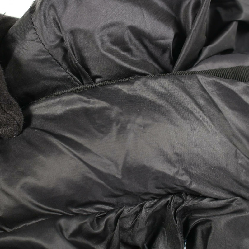 MONCLER HERMINE 羽絨外套 尼龍 黑色 二手 女款-6