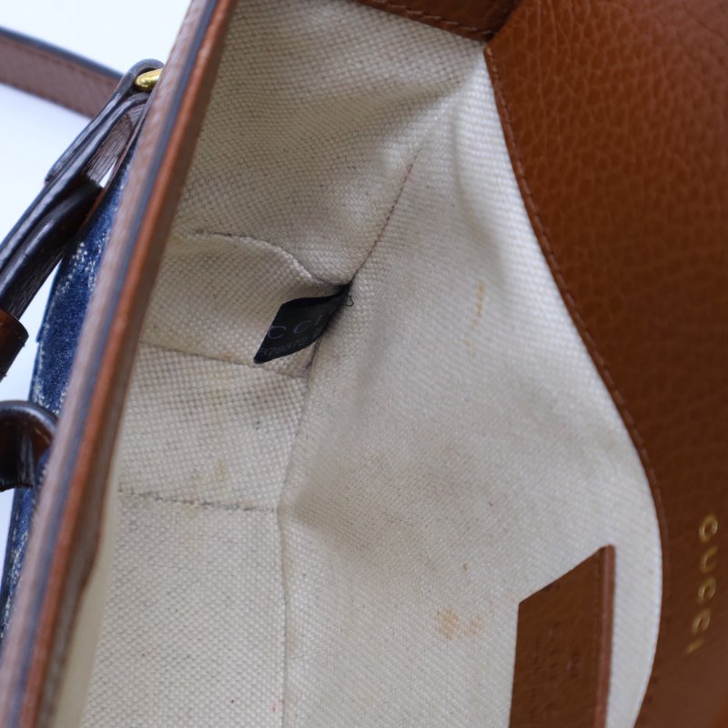 GUCCI Horsebit 1955馬銜釦馬鞍包 - mini牛仔-3