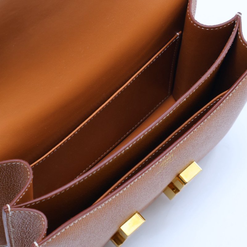 HERMES Mini constance 19 - 金棕金 Z-2