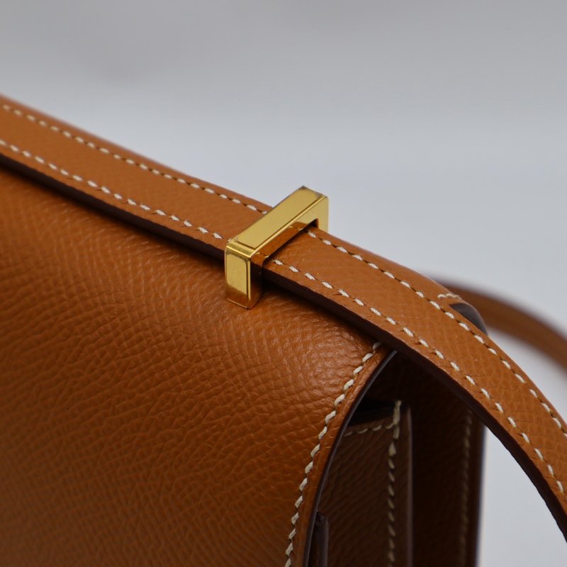 HERMES Mini constance 19 - 金棕金 Z-4