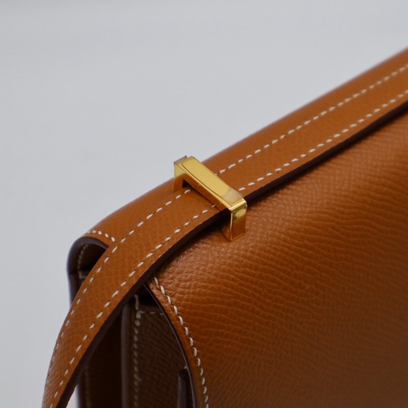 HERMES Mini constance 19 - 金棕金 Z-5