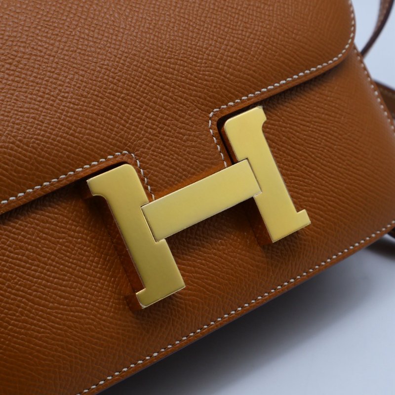 HERMES Mini constance 19 - 金棕金 Z-6