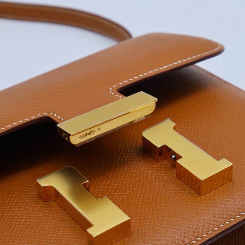HERMES Mini constance 19 - 金棕金 Z-7