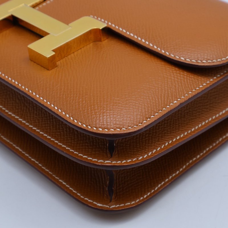 HERMES Mini constance 19 - 金棕金 Z-9