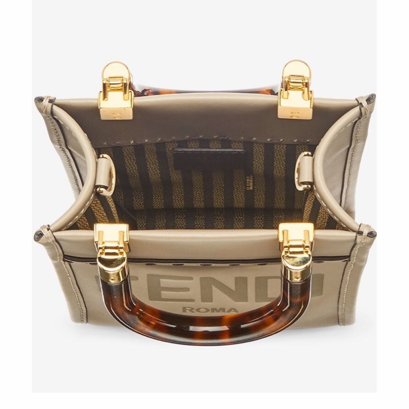Fendi 女士 Sunshine迷你手提袋均碼碼MINI、13cm*6.5cm*18cm-4