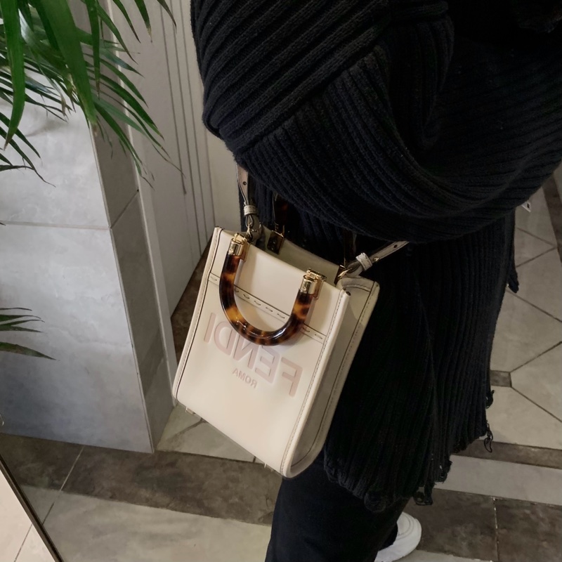 Fendi 女士 Sunshine迷你手提袋均碼碼MINI、13cm*6.5cm*18cm-5